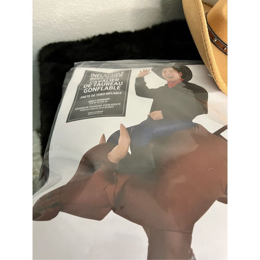 Inflatable Bull Rider Animal Rodeo Suit Yourself Fancy Dress Halloween Costume